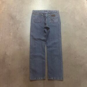 Y2K‎ wrangler premium performance cowboy cut jeans men blue western loose fit 36